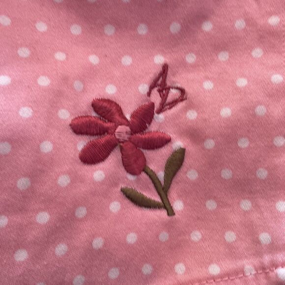 Adiktd Pink White Polka Dot Western Sleeveless Blouse Top Size S Small - Picture 5 of 6